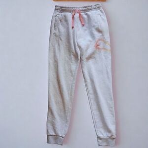 Puma Light Gray Kids Joggers Sweatpants with Pockets